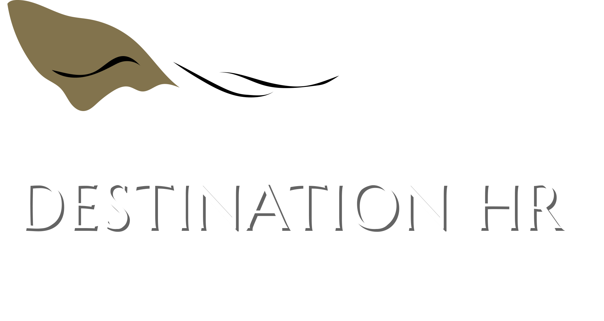 destination hr logo in white